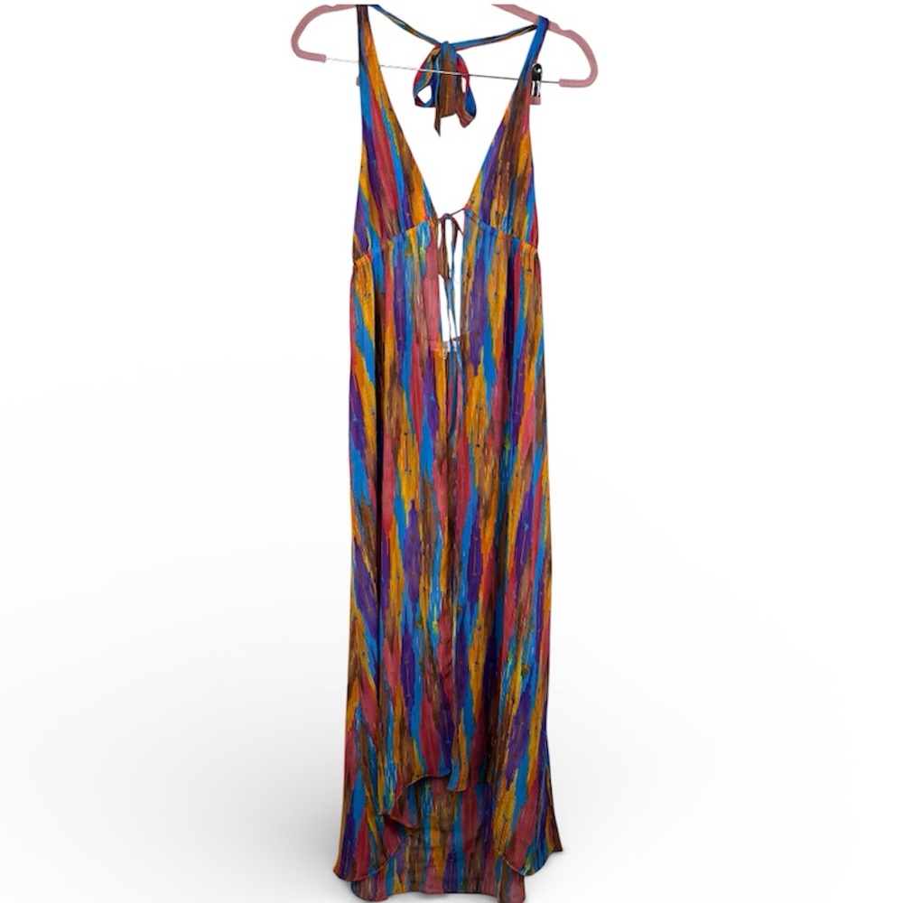Francesca's Women’s Multicolor Small Beach Swim Coverup